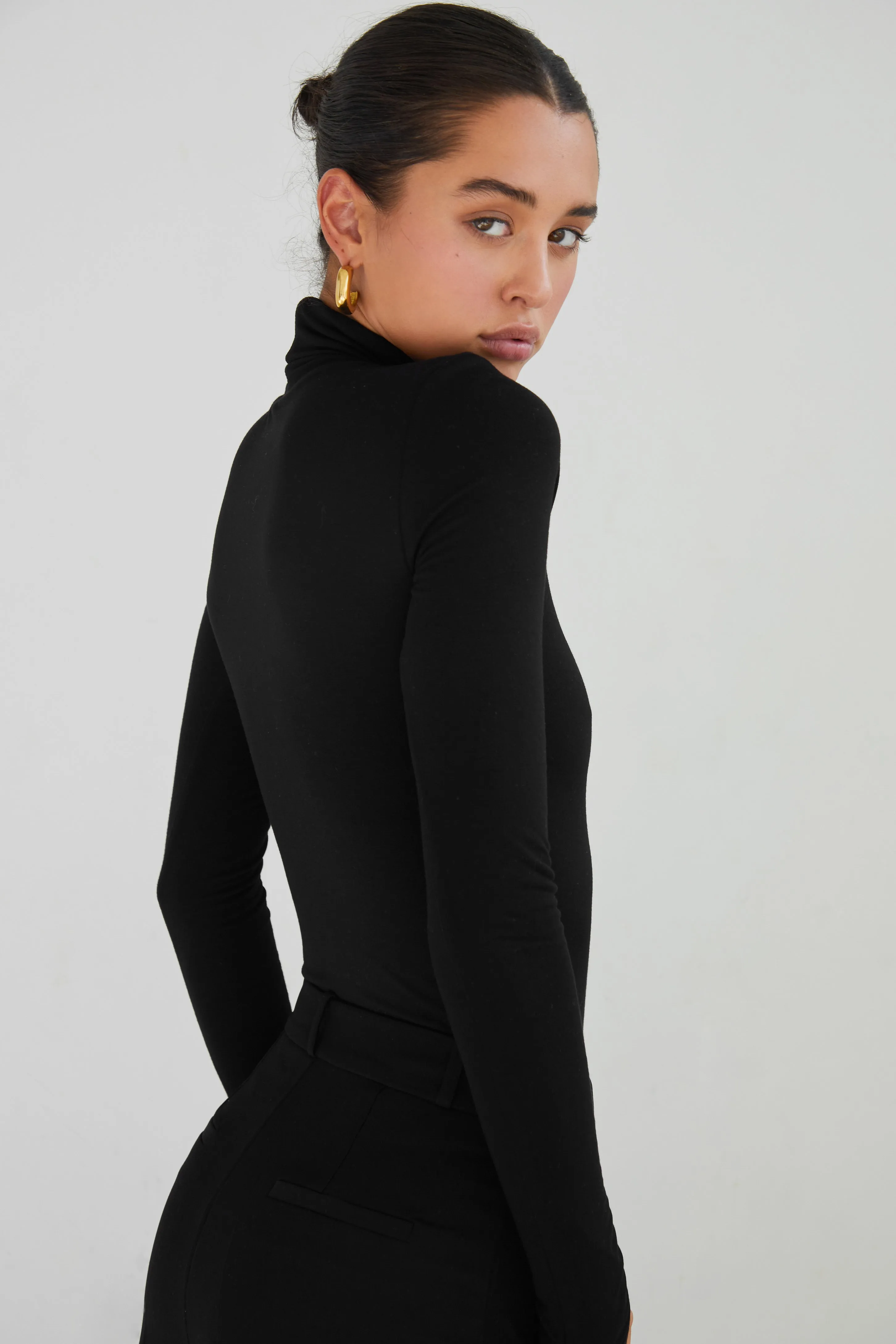 Turtleneck Long Sleeve Top