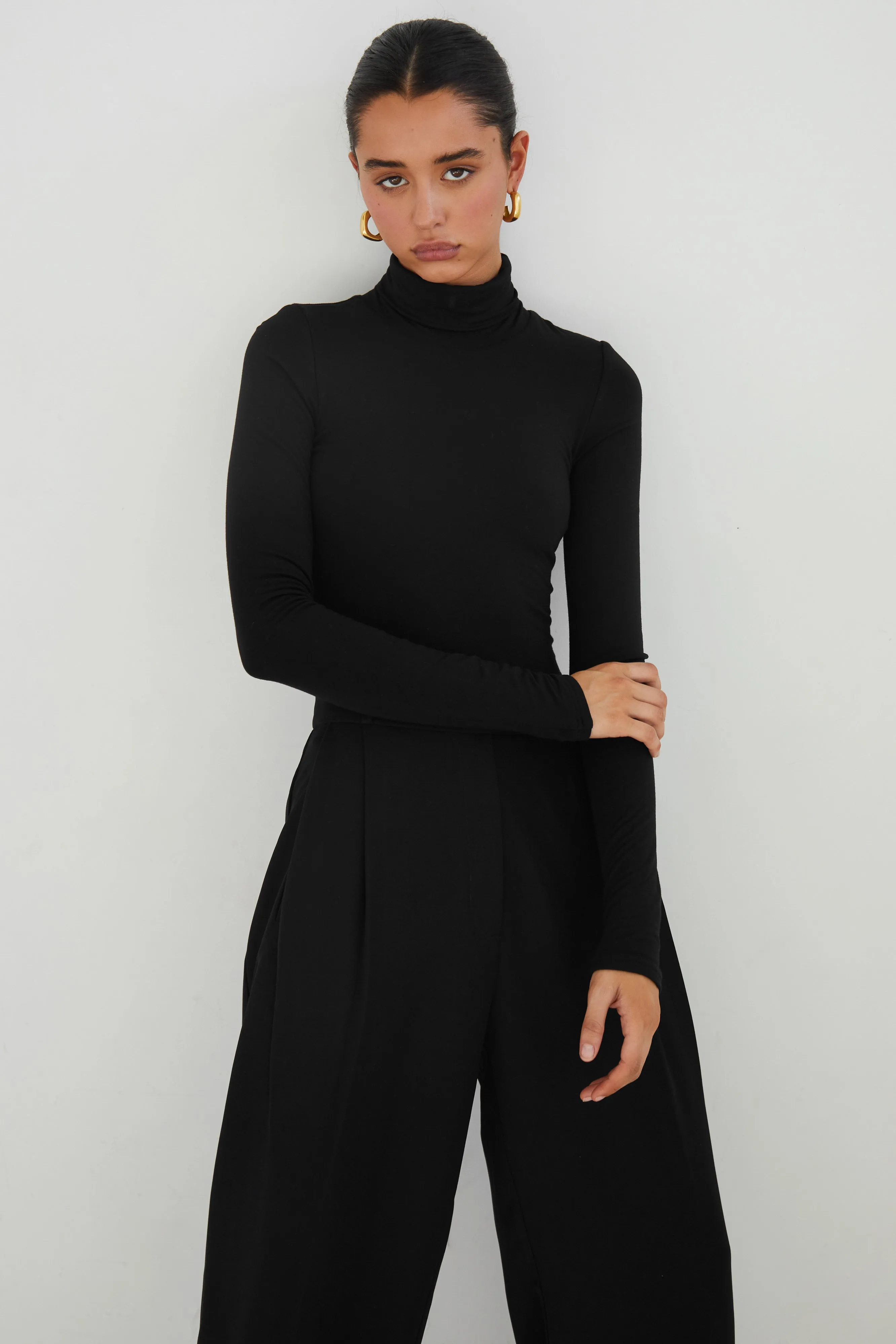 Turtleneck Long Sleeve Top