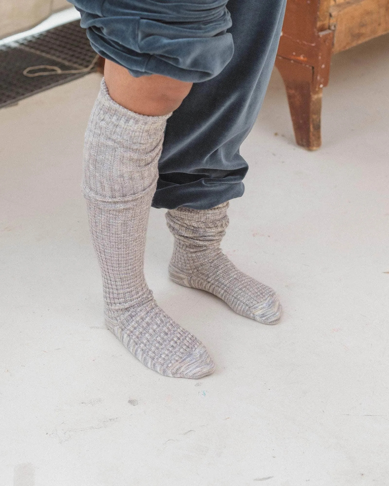 Twist Overknee Socks