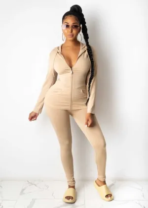 two piece Jacket and leggings matching sets