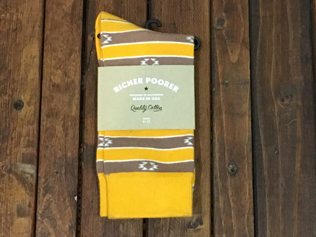 USTRST02 Richer Poorer US Rambler Orange Socks