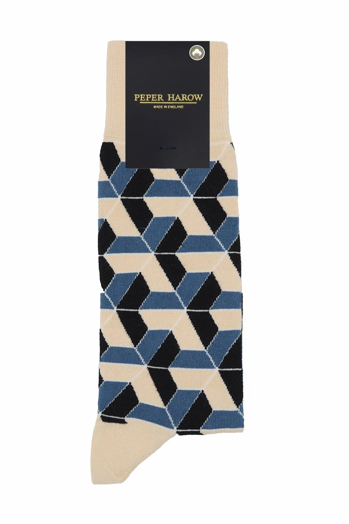Vertex Men's Organic Cotton Socks | Beige