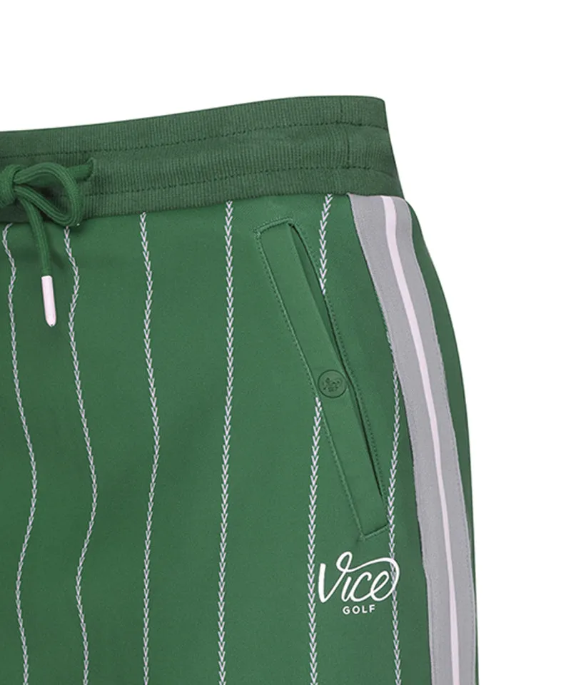 Vice Golf Atelier Women's Pinstripe Jersey Skirt - Green