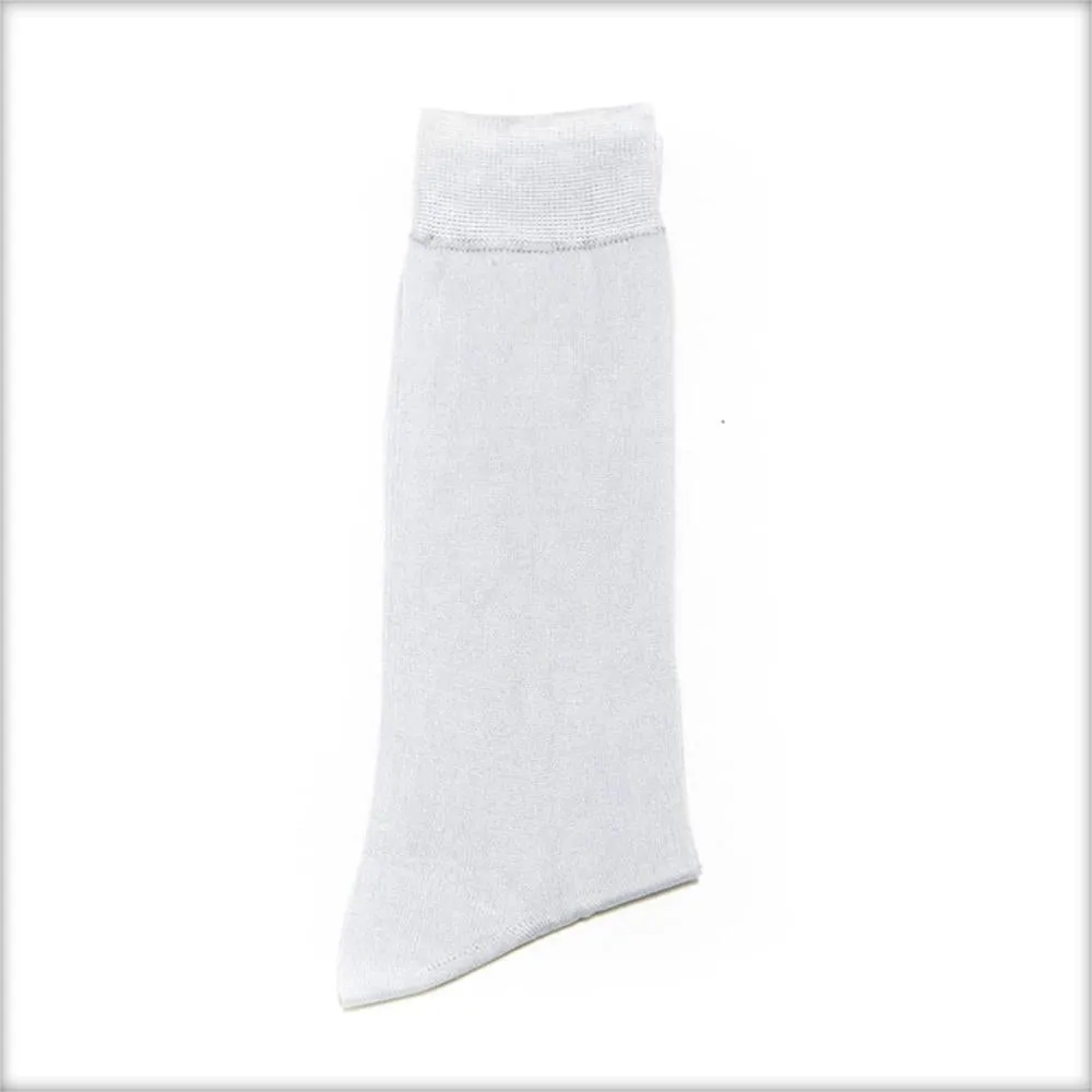 White Socks For Men – Plain Mercerised Socks PMS – KL-10