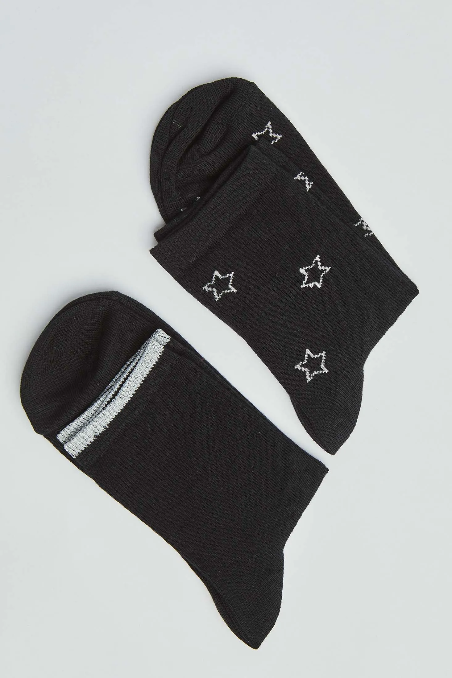 Women Cotton Socks Black