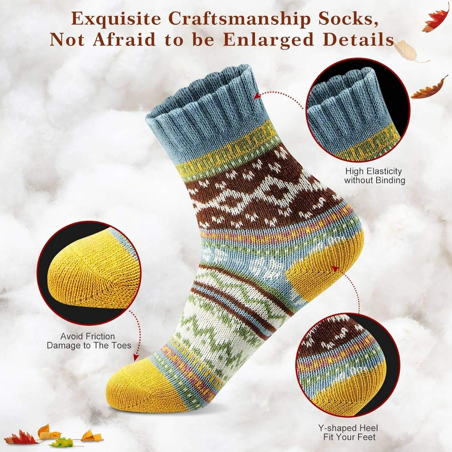 WOOLEN ROST UNISEX EDITION (5-PAIRS)