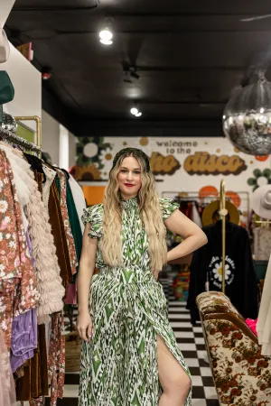 yvette top in green